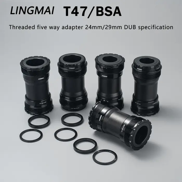 Support de pédalier de vélo, roulement en céramique BB T47, filetage 68mm 73mm 86,5mm Bsa 68mm 73mm