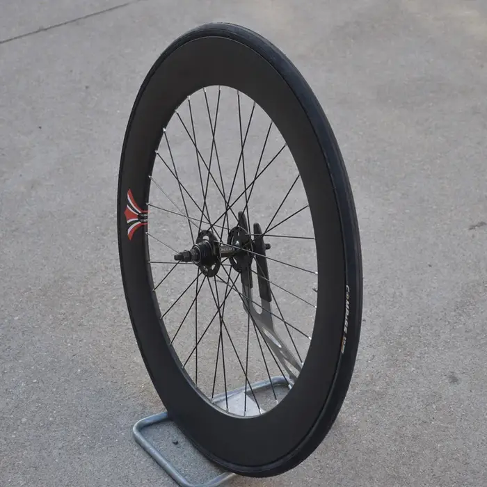 Roues de vélo de course à pignon fixe en alliage d'aluminium, 70MM, 700C