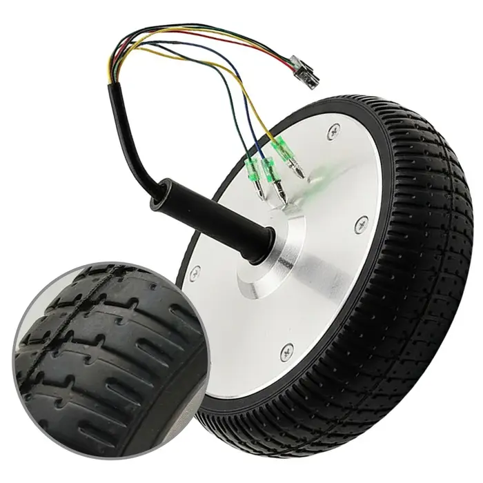 Roue de scooter de 6, 5 pouces avec moteur brushless de 350 W