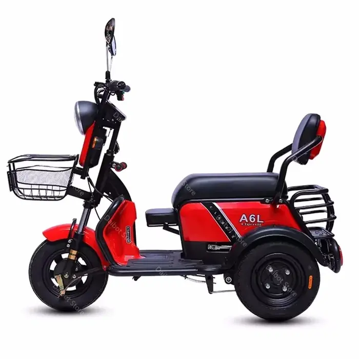Trottinette Électrique Pliable à Trois Roues pour Adulte