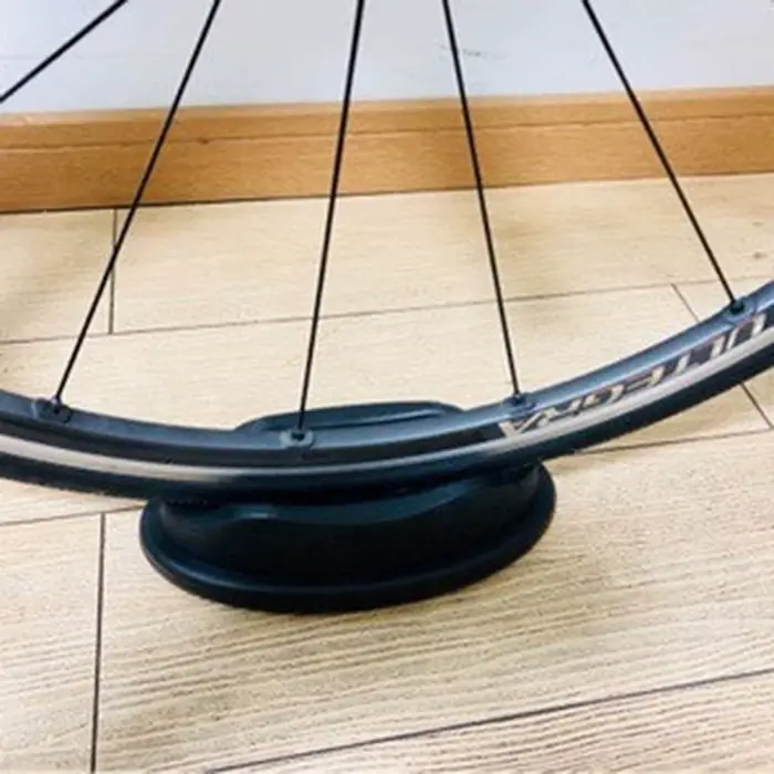 Support de stabilisation de roue avant de vélo d'appartement