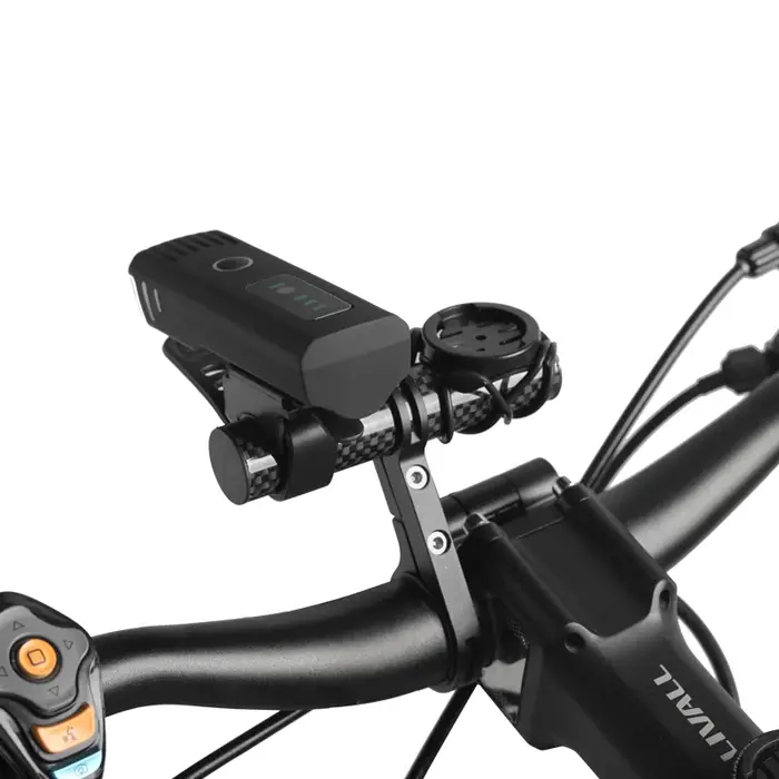 Support de barres de poignée de vélo en alliage d'aluminium, supports en Fiber de carbone pour phare
