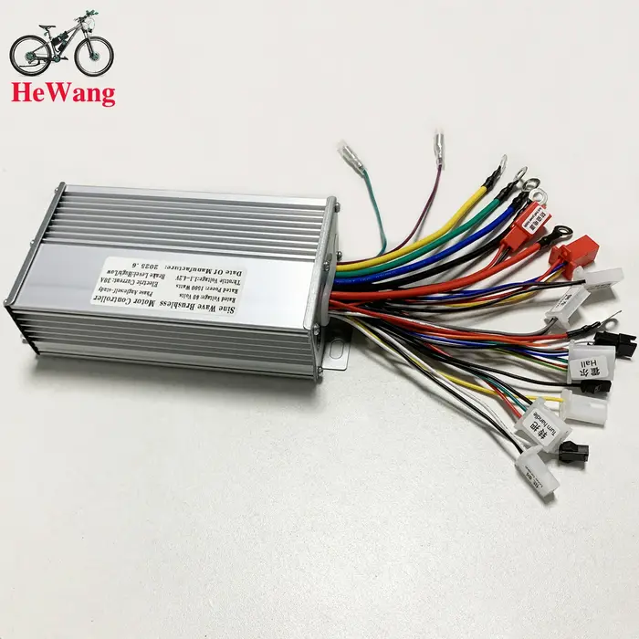 Contrôleur d'onde sinusoïdale 48V 52V 60V 64V 72V Ebike 1000W 1500W