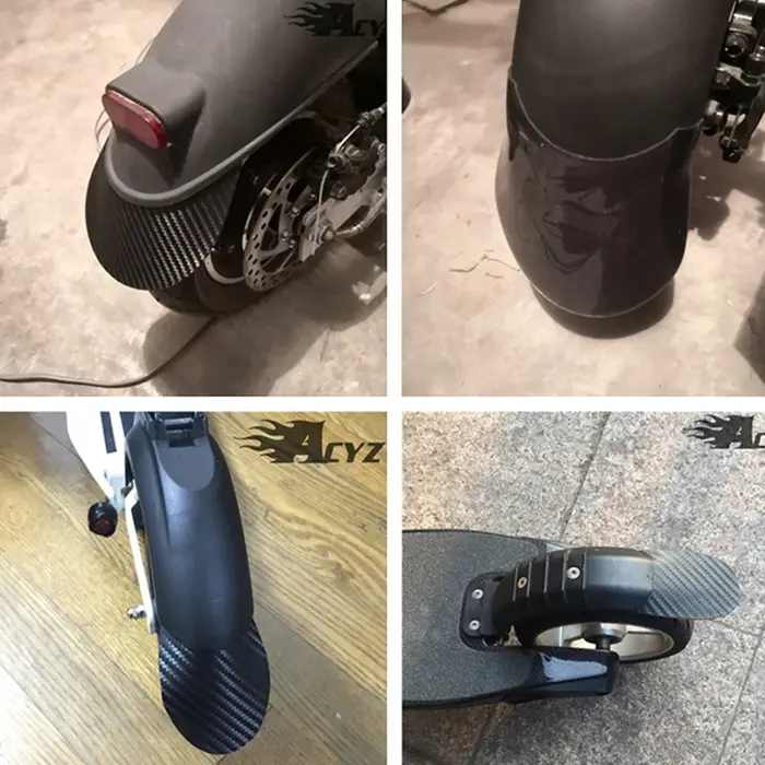 Garde-boue universel en carbone pour Scooter électrique Xiaomi Mijia M365 Pro
