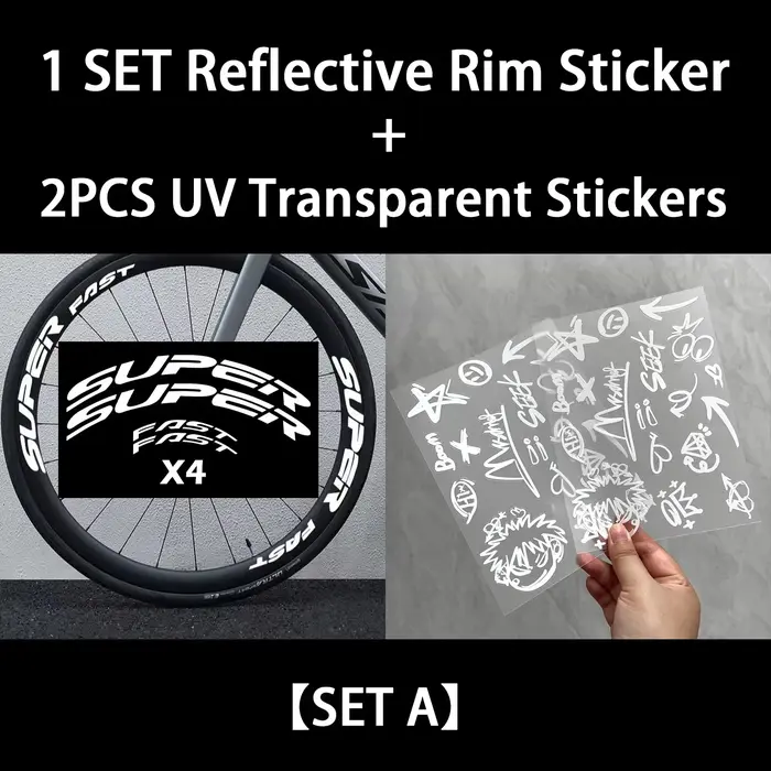 Kit d'autocollants décoratifs en vinyle DIY pour cadre de vélo