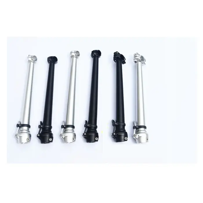 Tube de tige de vélo pliable 25.4mm 28.6mm 412mm, Double clou/dégagement rapide, 21.5cm 29cm 33cm 37cm 40cm, prix spécial