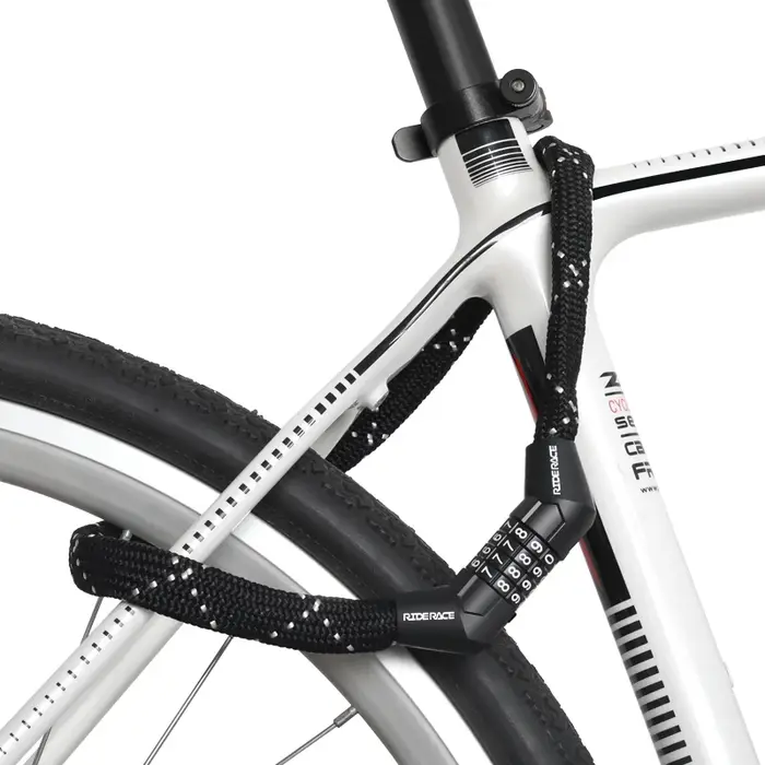 RIDERACE vélo mot de passe chaîne serrure 4 chiffres Portable antivol haute sécurité route VTT