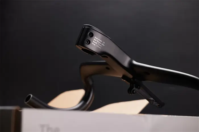 Guidon de vélo de route entièrement en carbone avec cockpit intégré -10 °