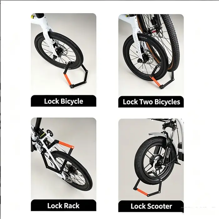Antivol à code pliable pour vélo, antivol portable pour VTT, vélo de route, scooter, vélo électrique, accessoires de moto