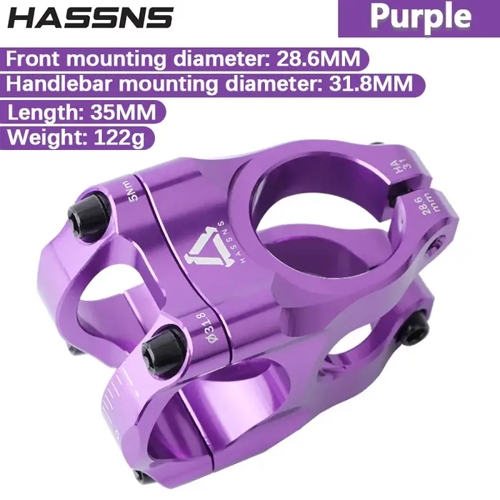 HASSNS tige de guidon vtt 31.8mm vélo de route pont