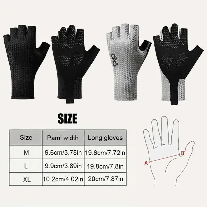 Gants de cyclisme demi-doigt respirants d'été