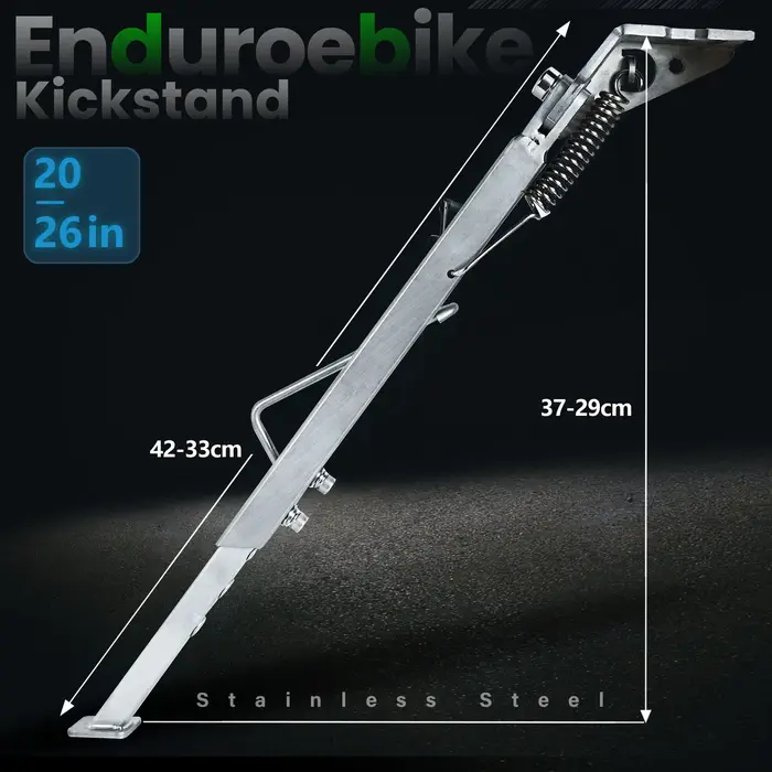 Support de déclinaison pour Enduroebike, acier inoxydable, 20-26"