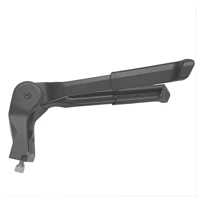 Béquille de vélo double jambe réglable en alliage d'aluminium bleu ciel pour vélo de randonnée VTT et Cargo robuste