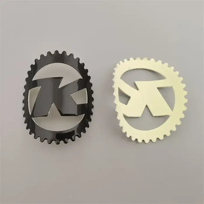 Badge de vélo géant en alliage d'aluminium souple