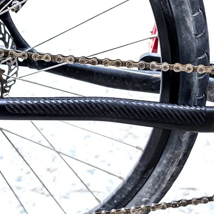 ZTTO protecteur de chaîne de vélo en Fiber de carbone cadre de cyclisme chaîne rester posté protecte