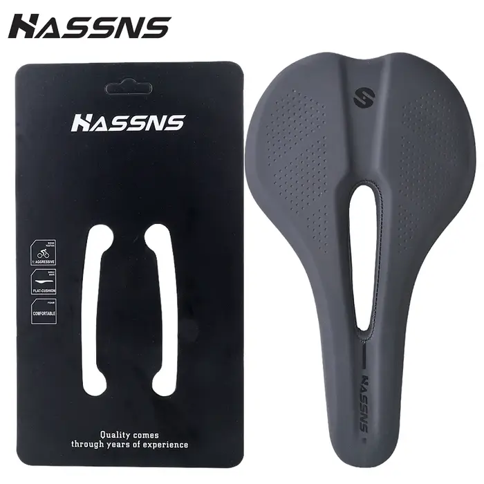 HASSNS HA2035 Selle de vélo VTT Selin confortable, coussin de selle ergonomique pour vélo de montagn