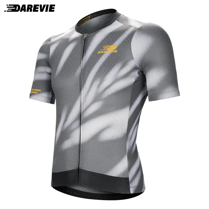 DAREVIE Maillot de cyclisme respirant Shadow pour homme, séchage rapide, petite taille, niveau d'ent