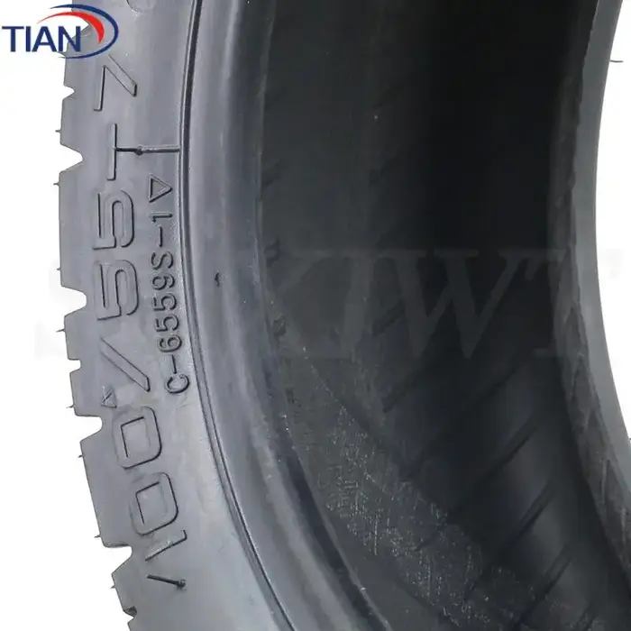 Pneu plat 100/55-7 avec colle