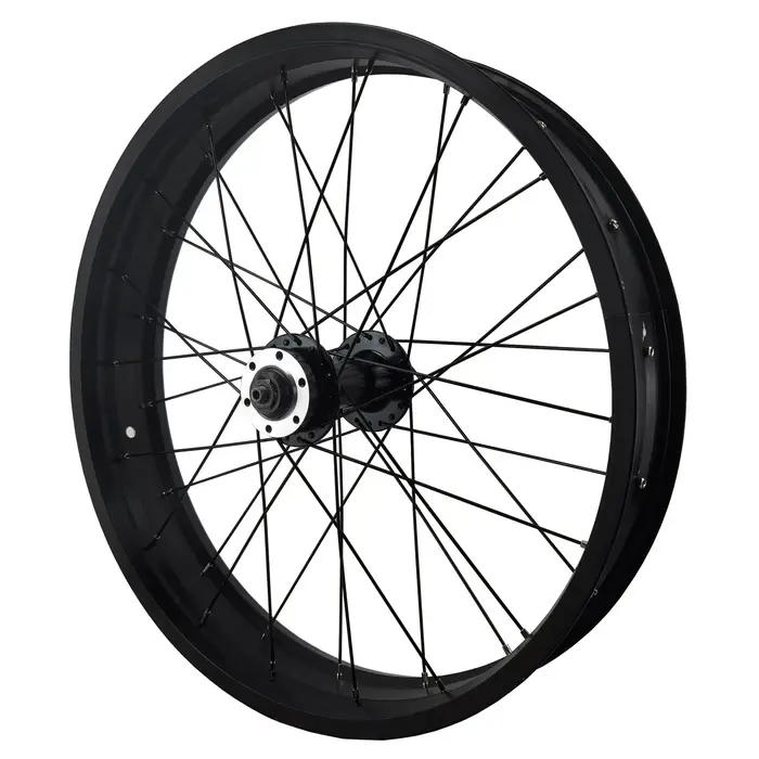 Gros vélo roue avant Ebike 20 et 26 pouces, frein à disque, intérieur 36H, extérieur 74mm, largeur 8