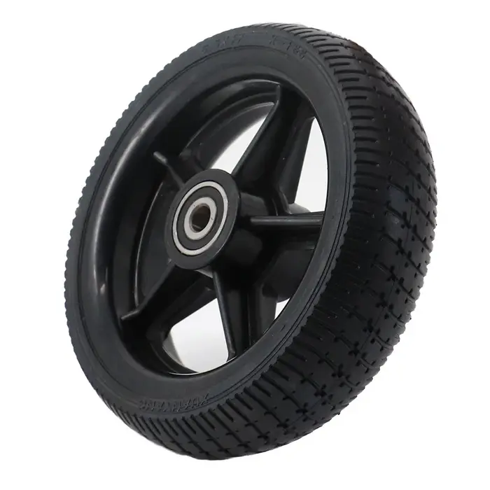 Pneus de trottinette électrique 6,5 pouces, pneu plein anti-explosion, roue auxiliaire, moyeu de roue en alliage d'aluminium, accessoires de modification