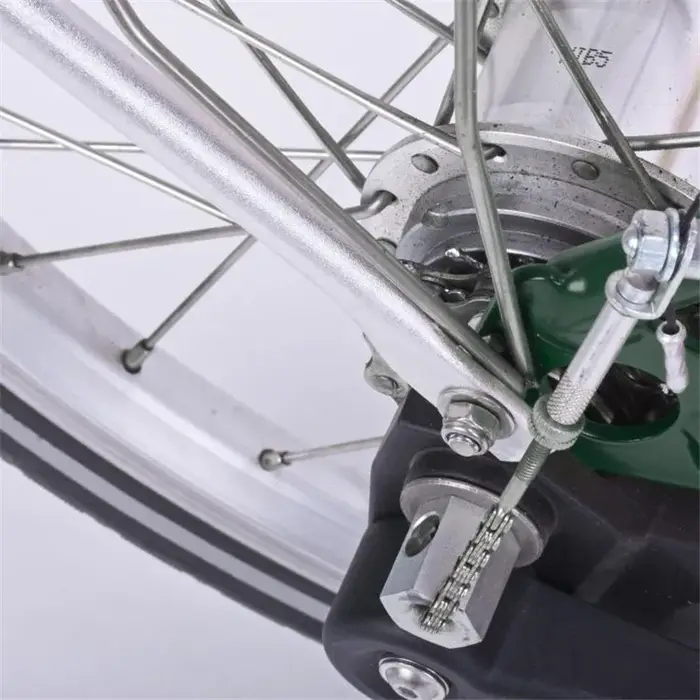 Porte-bagages arrière en alliage d'aluminium pour vélo pliant avec 4 roues à roulement et capacité de charge 30 kg pour transport quotidien