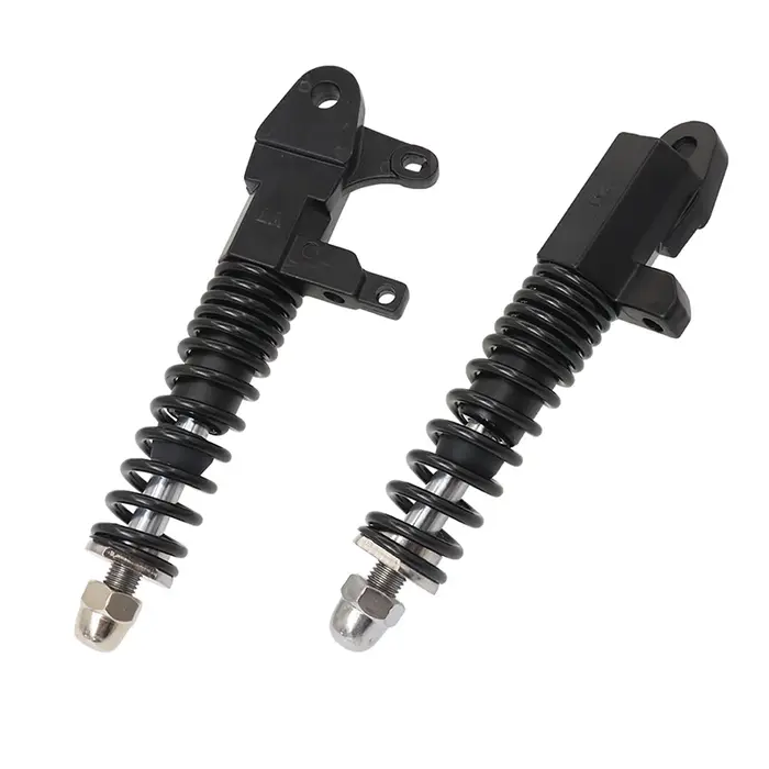 Amortisseur 10 pouces Scooter électrique fourche avant choc hydraulique roue antichoc ressort rebond