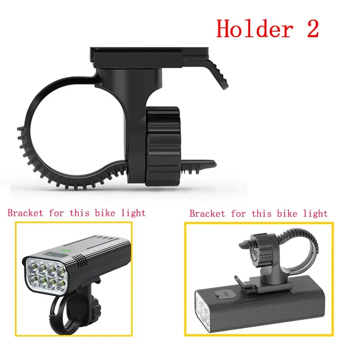 Support de lumière de vélo, 1 pièce, Support de lampe de vélo, accessoires de vélo, Rotation à 360 d