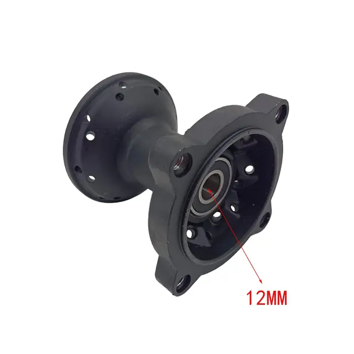 Jantes en acier 12MM/15MM, moyeu avant 10 12 14 17 pouces et roue arrière 10 12 14 pouces pour moto 