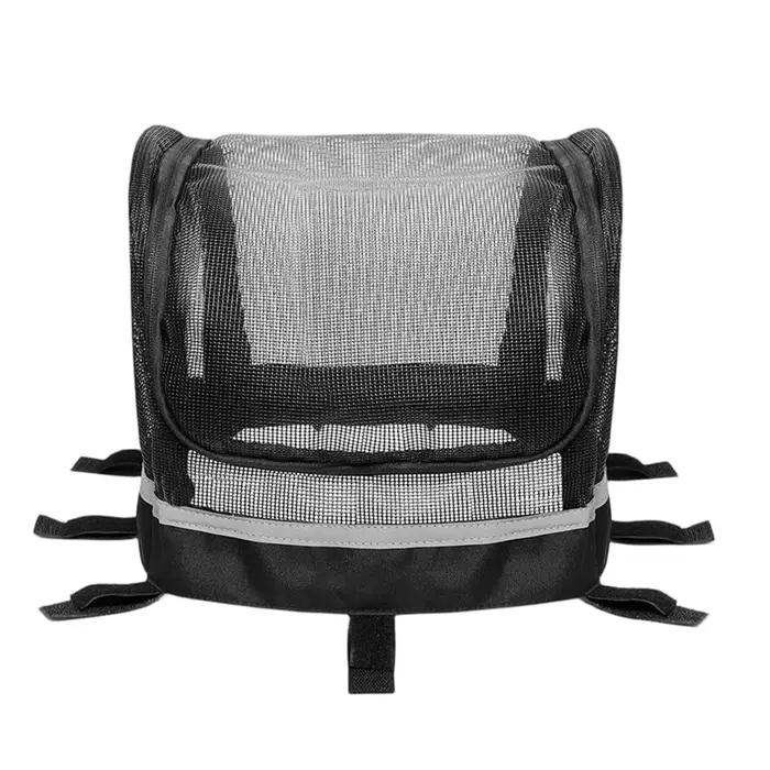 Panier de vélo pour chien et chat avec fenêtre, support de guidon pour vélo, idéal pour les loisirs quotidiens, les trajets domicile-travail et les activités urbaines en extérieur