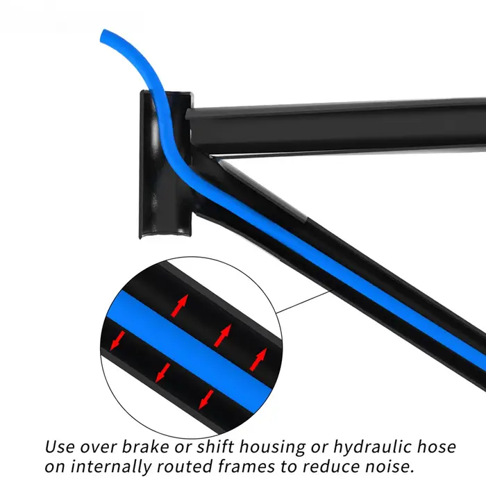 Amortisseur de boîtier interne de cadre de vélo, 1.6 M/lot, manchon en mousse de 6mm, amortisseur de câble de vélo, vtt, vélo de route, changement/frein/Tube hydraulique