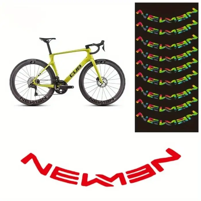 9 pièces/feuille, autocollants et décalcomanies de vélo