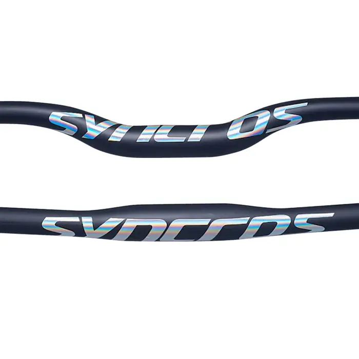 Guidon de vélo de montagne en fibre de carbone Syncros léger pour VTT plat ou relevé avec 20 coloris disponibles pour haute performance