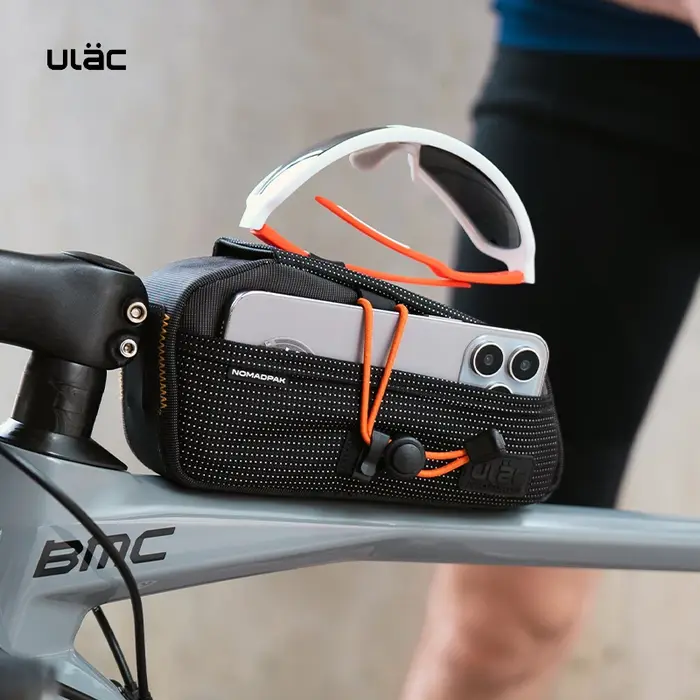 ULAC étanche avant cadre supérieur Tube sac vtt vélo de route grande capacité Triangle sac cyclisme sacoche pochette outils sac accessoires
