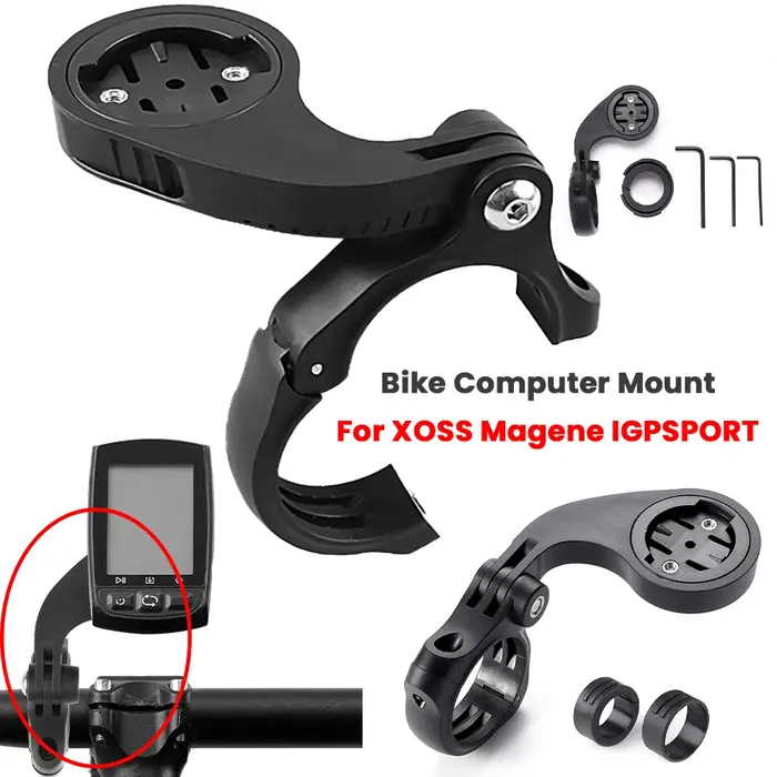 Support étendu de guidon universel pour vélo, support d'ordinateur, Angle réglable pour Garmin XOSS Magene IGPSPORT