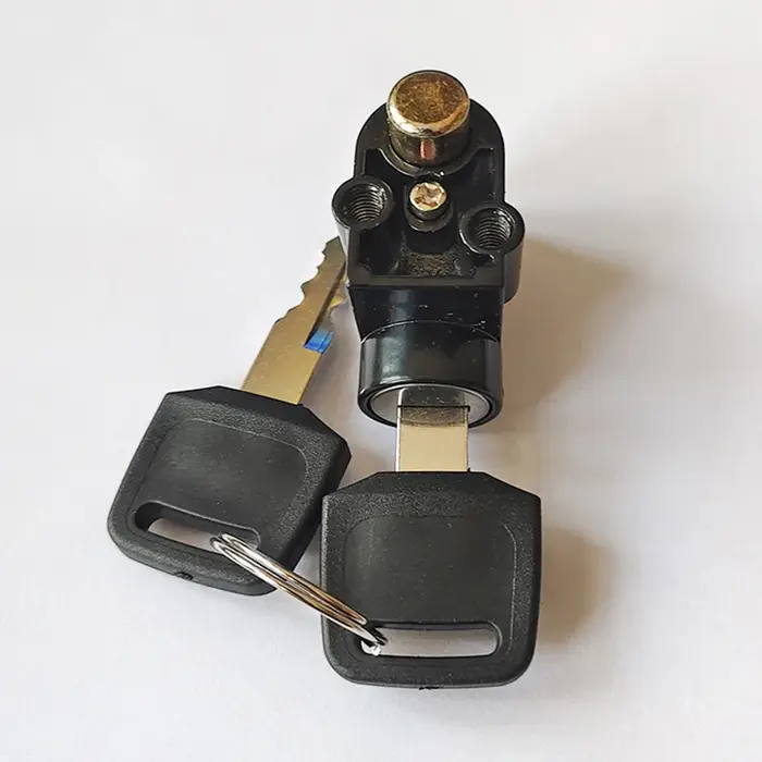 Serrure de boîtier de batterie de véhicule électrique, serrure avant de vélo électrique, serrure de grosse tête, serrure antivol de véhicule électrique