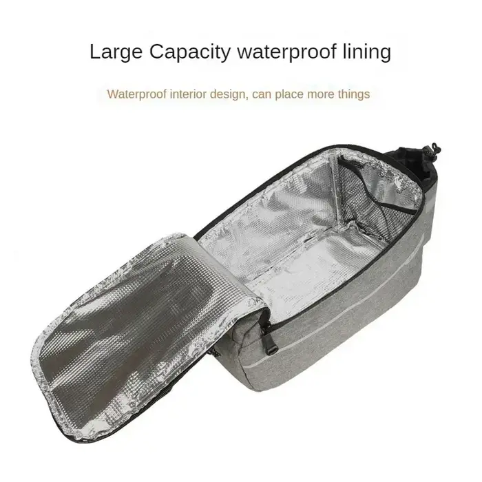 Sac de transport pour vélo 7L, panier arrière imperméable, sacoche de coffre, sacoche de porte-bagages arrière, sacoche de siège arrière, bagage de cyclisme, sac à bandoulière