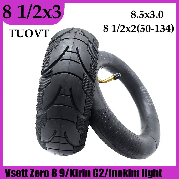 Tuovt 8 1/2x3.0 pneus pneumatiques 8.5x3.0 Scooter électrique 8 1/2X2(50-134) Upgrade tubercule