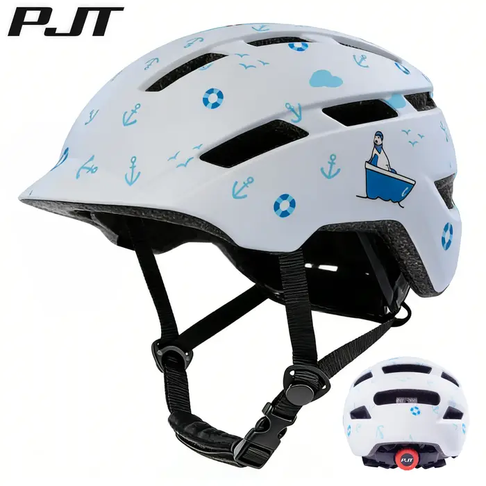 Casque de vélo pour enfant PJT, garçons et filles, casque de vélo VTT, sécurité, ajustable, pour enf