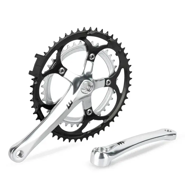 Pédalier de vélo, jeu de manivelle et de plateau