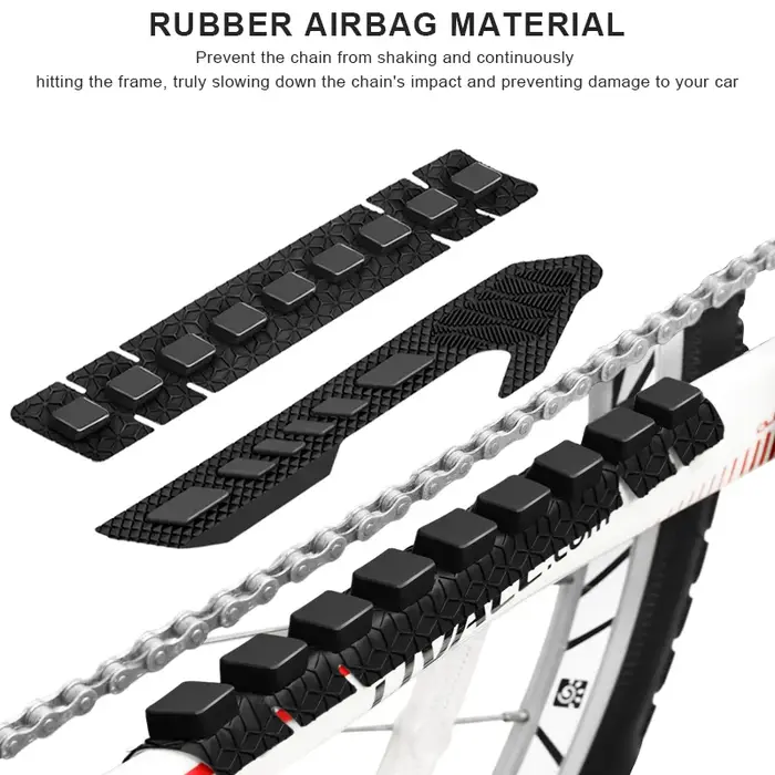 Autocollants de cadre de vélo en silicone 3D