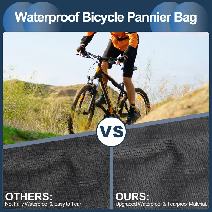 X Autohaux-Sac imperméable en PVC pour cadre de vélo