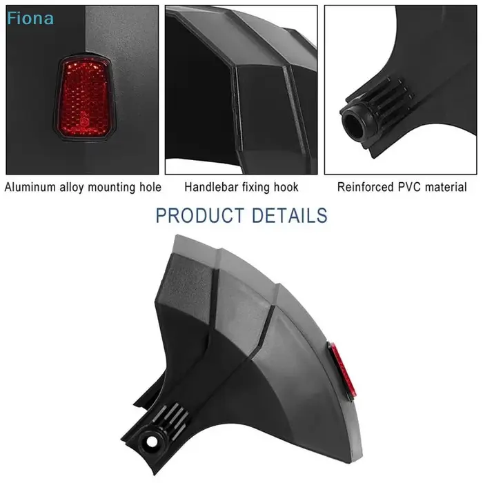 ☭ Garde-boue arrière avec accessoire réflecteur pour trottinettes Kugoo Kukirin G2 G3 G4