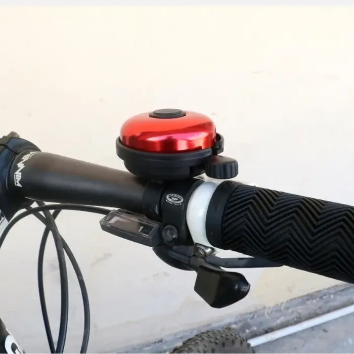 Sonnette de vélo en alliage d'aluminium pour guidon