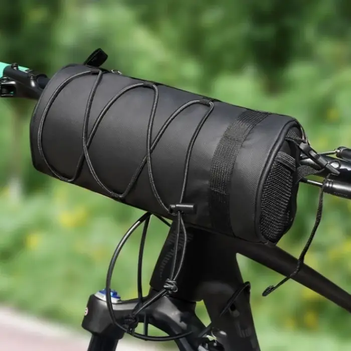Sac de guidon et de cadre en nylon étanche multifonctionnel pour vélo de montagne VTT et route rouge jaune blanc pour stockage sécurisé