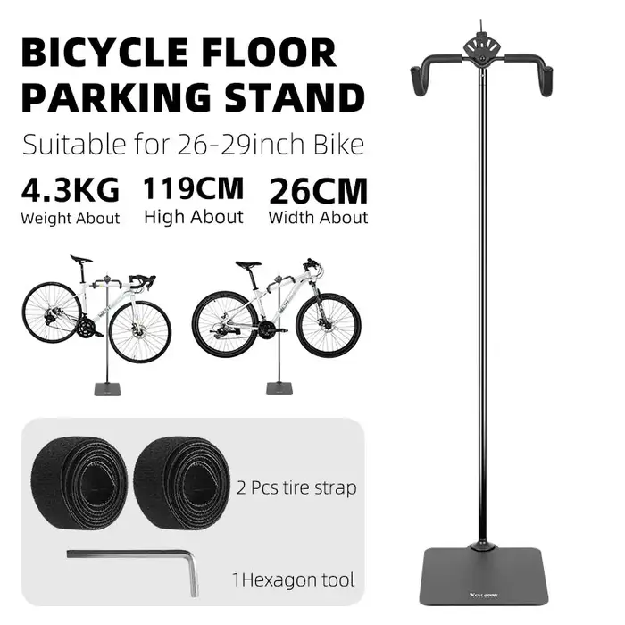 WEST BIKING – support de stationnement réglable pour vélo de route et vtt, support de rangement pour