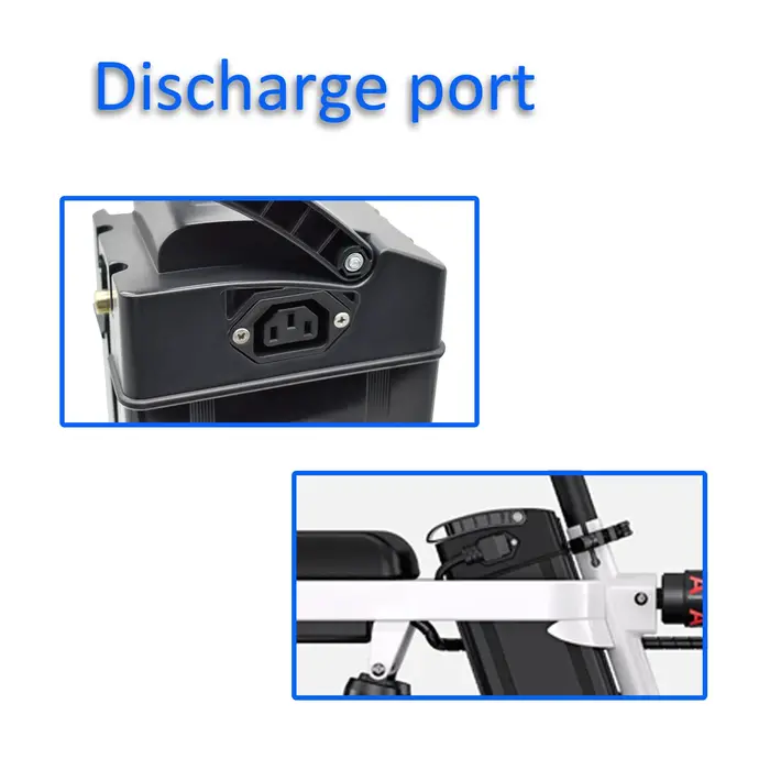 Batterie de vélo électrique 18650/21700 Cell 48V 15Ah 17Ah 19.2Ah 24Ah 25Ah