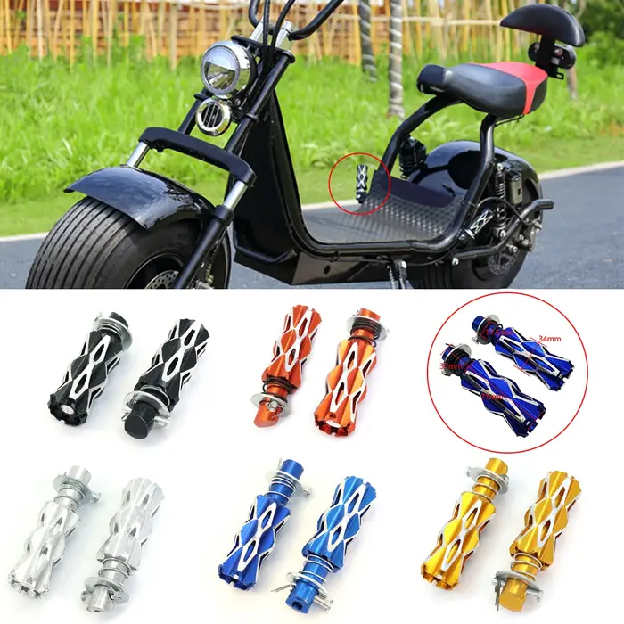 Accessoires de rénovation de pédale de Scooter électrique en alliage d'aluminium avec support