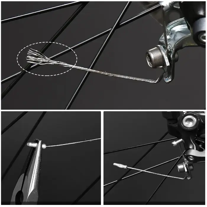 Embouts de câble de vélo en alliage d'aluminium