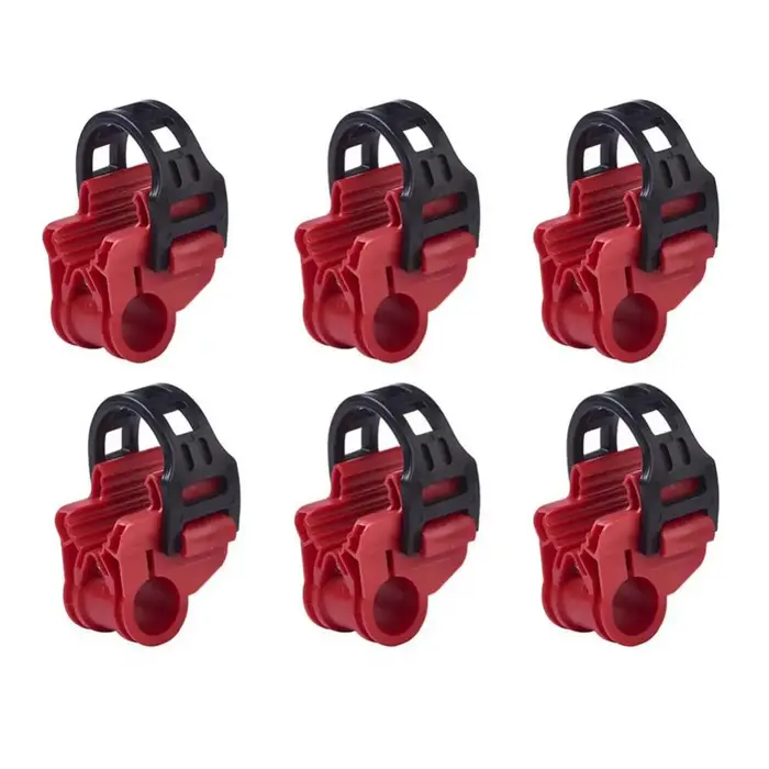 Support d'attelage en caoutchouc T1 pour vélo, 6 pièces, cintre de bicyclette, pour van