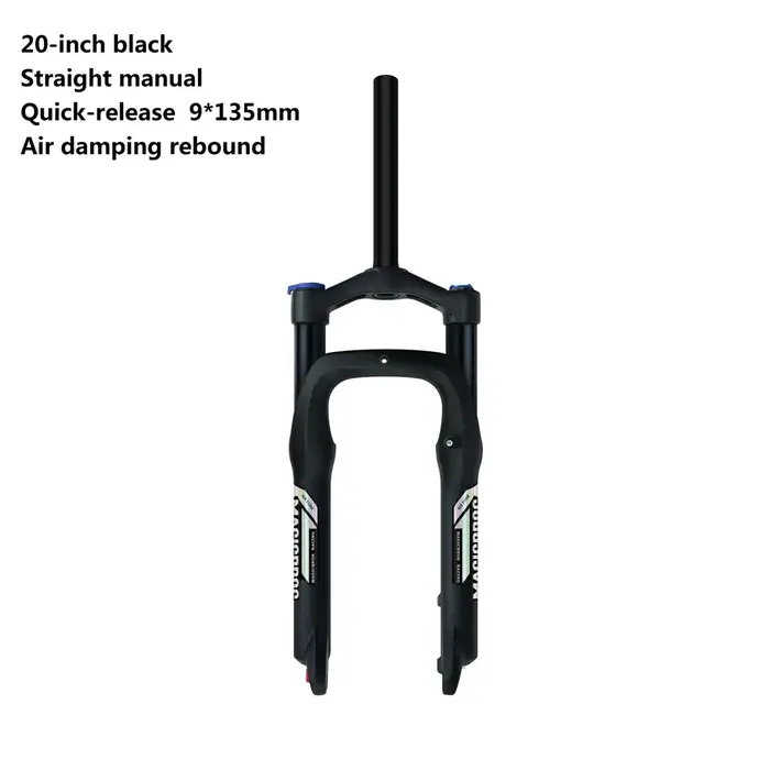 MAGICBROS fourche de vélo électrique Suspension pneumatique 20 26 pouces 4.0 fourche en alliage d'al